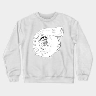 Turbocharger Wireframe Crewneck Sweatshirt